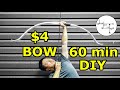 How to make a $4 PVC Recurve Bow in 60mins | JimBow Jim Bow SN001 | Live and Let Fly Archery