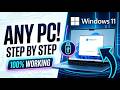 Windows 11 Installation Full Tutorial | Works on Unsupported PCs!