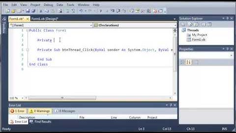Visual Basic Tutorial   144   Threading ‏