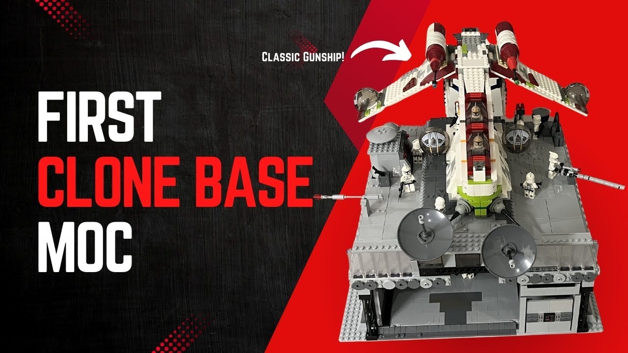 I Built My First Lego Star Wars Clone Base MOC - YouTube