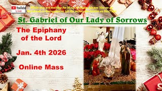 Sun., Jan. 4th Online Mass