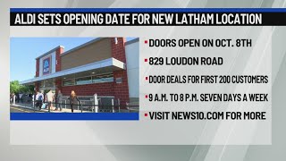 Aldi sets opening date for new Latham location