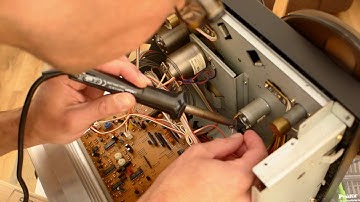 Repairing the Fostex R8 8 track open reel tape recorder