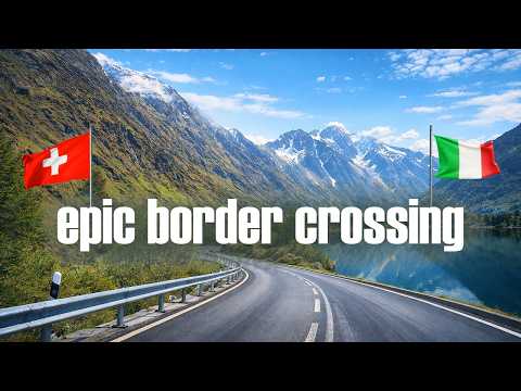 Nufenen Pass Switzerland to Verceia & Lago Mezzola | The Most Beautiful Border Drive