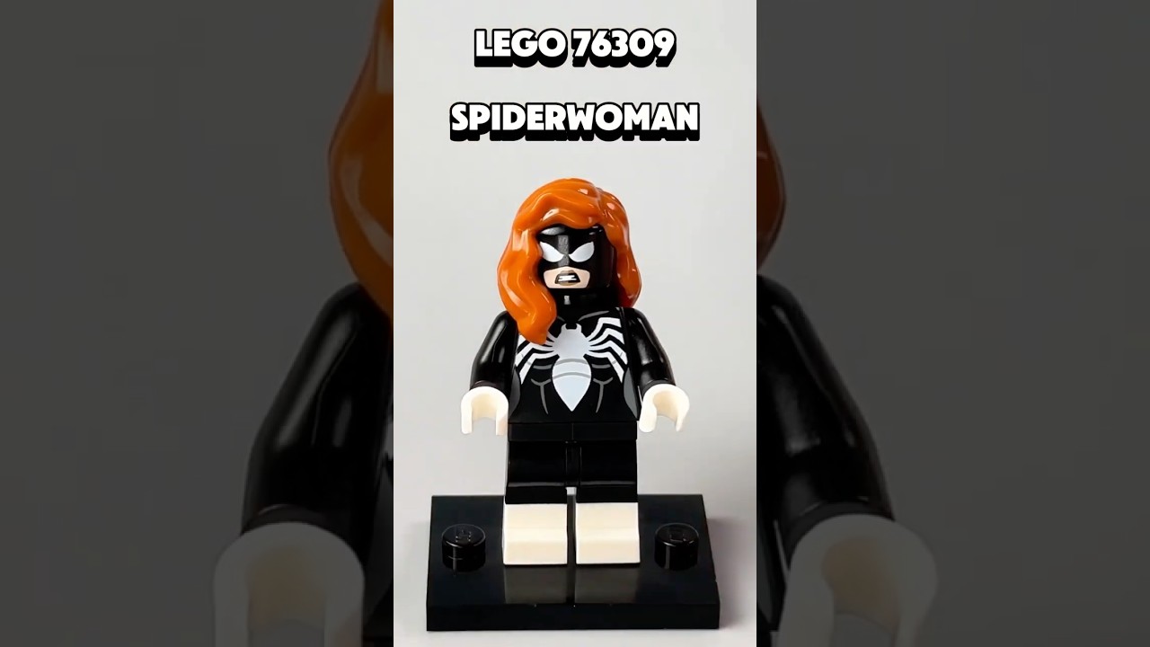 FIRST LEGO Spiderwoman (Julia Carpenter)! LEGO 76309 Minifigure