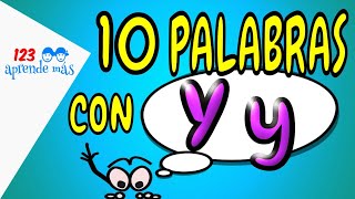 10 palabras con la letra y para niños de preescolar