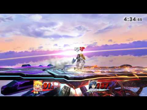 スマブラfor　ピーチvsルキナ(amiibo)