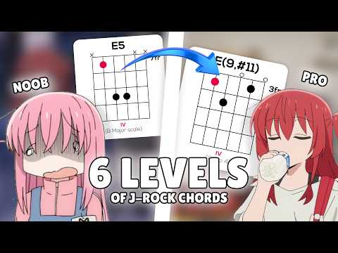 6 Levels of J-Rock Guitar Chords