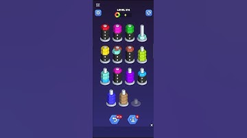 Nut Sort Gameplay - Level 374 | Sorting Puzzle Challenge #androidgaming #gamingcommunity #nutsort