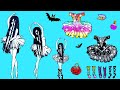 Paper Dolls Dress Up ~ Costumes Skirt Sadako Ballet Dresses Handmade Quiet Book ~ Dolls Beauty