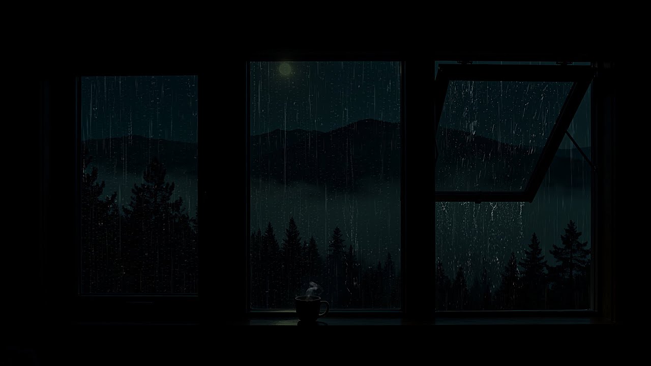 Gentle Rain Outside My Window at Midnight | Soft Sounds for Better Sleep