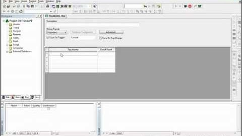 InduSoft Web Studio Salvando dados Gráficos no Microsoft SQL Server