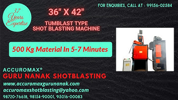 Tumblast 36x42 Shot Blasting Machine