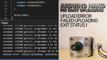 Arduino Nano Upload Error Fail Uploading Exit Status 1 problem USB driver not coding