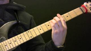 Video thumbnail of "Jerk It Out Guitar Tutorial By The Caesars"