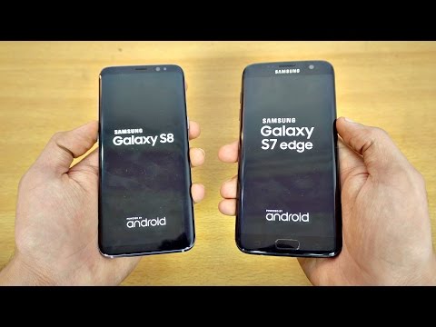Samsung Galaxy S8 vs Galaxy S7 Edge - Speed Test! (4K)