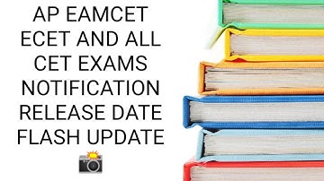 AP ALL CET EXAMS DATES RELEASED || #APECET #APEAPCET #APLAWCET #APPGECET