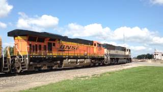 7 Engine Power Move on the BNSF