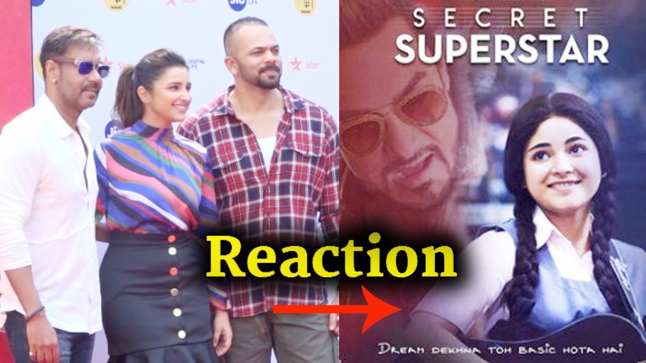 Rohit Shetty, Parineeti & Ajay Devgan Reaction On Secret Superstar
