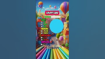 Think you can guess these colours by their image | #shorts #quiz #trending