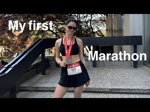 I ran my first marathon!