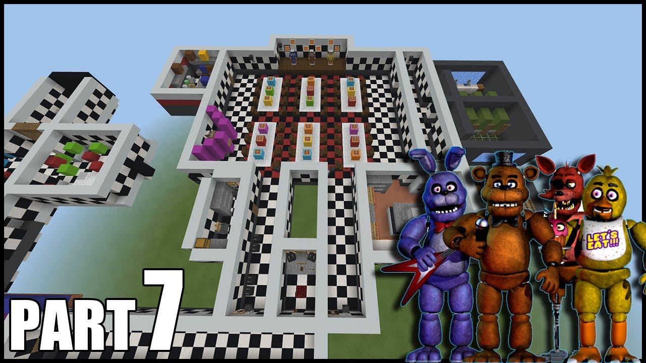 How To Build FNAF Help Wanted in Minecraft - Part 7 (FNAF 1 Remastered) 
