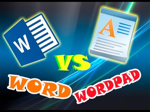 wordpad vs word youtube word word