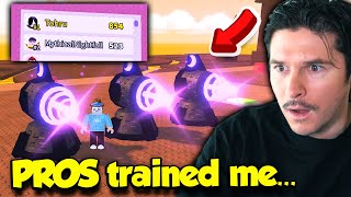 THE BEST PRO PLAYERS Helped Me GET ON LEADERBOARDS In Roblox Build Ur Base!