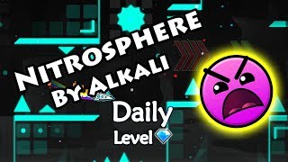 Geometry Dash - Nitrosphere (By Alkali) ~ Daily Level #234 [All Coins] screenshot 3