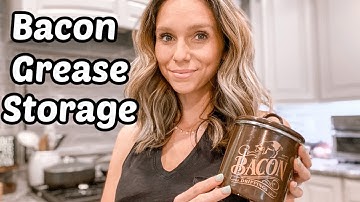 How to Render Bacon Grease & Store It | ( air fryer recipe )