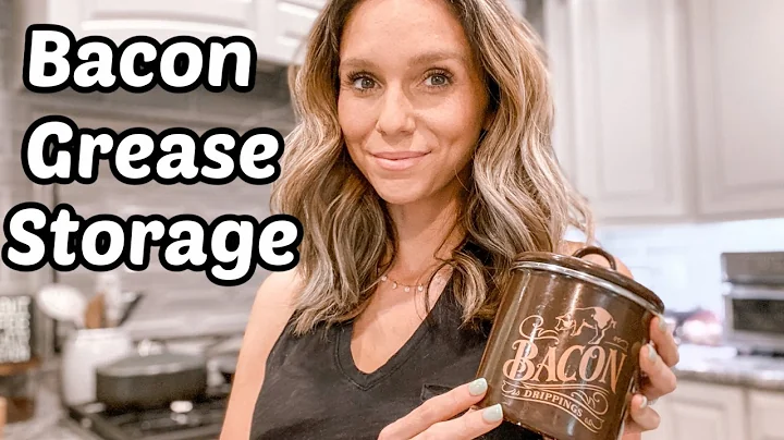 How to Render Bacon Grease & Store It | ( air frye...
