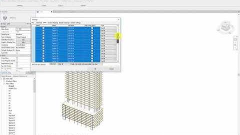 Export Revit to Etabs - Typical floors