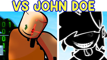 FNF VS JOHN DOE ONESHOT (ROBLOX HACKER MOD)