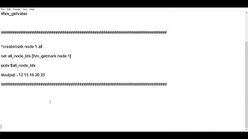 Video No 03 - Hypermesh Scripting