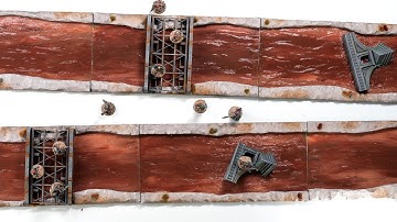 Miniature River - Realistic Water no Resin - tabletop games / dioramas / scale modeling