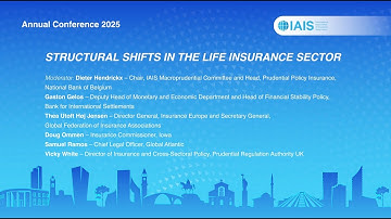 IAIS Annual Conference 2025: Structural Shifts in the Life of Insurance Sector