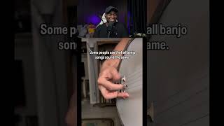 All banjo sound different