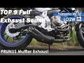 Top 9 Full Exhaust Sound Yamaha MT-07/ FZ-07 Akrapovic, Arrow, Yoshimura, MIVV GP, SC-Project ,M4...