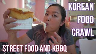 KOREAN FOOD CRAWL (KBBQ, STREET FOOD) @ The Source OC | egg sandwich, mochi donuts | Buena Park