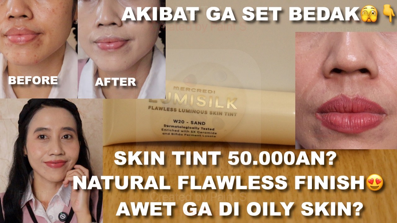 MERCREDI LUMISILK FLAWLESS LUMINOUS SKINTINT REVIEW DI NORMAL TO OILY SKIN| 50.000AN🫣|Maria Soelisty