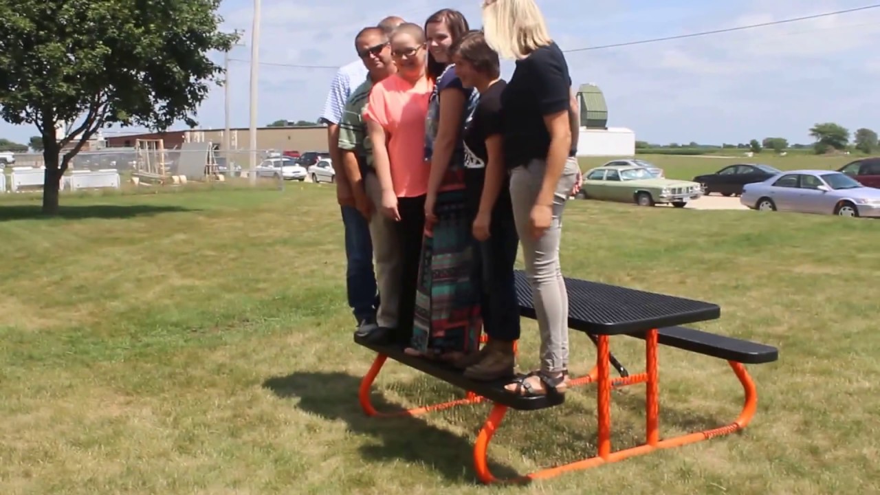 Our Picnic Tables Wont Tip Over Youtube