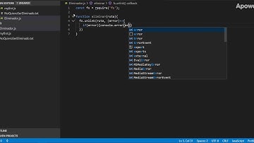 Eliminar archivos con Node.js | Asís Melgarejo