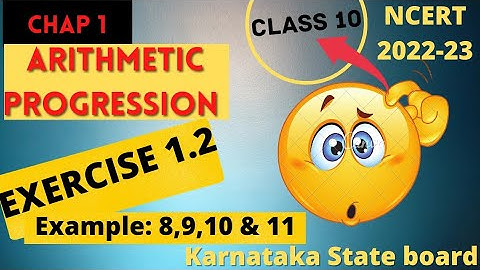 Arithmetic progression class10 math