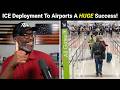 Airport Wait Times DRASTICALLY Reduced As ICE Agents Help TSA!