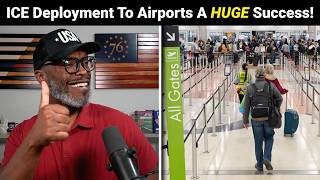Airport Wait Times DRASTICALLY Reduced As ICE Agents Help TSA!