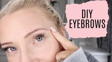 HOW TO DO YOUR BROWS ON A BUDGET | DIY EYEBROWS | TINTING WITH EYLURE DYBROW | BEING MRS DUDLEY