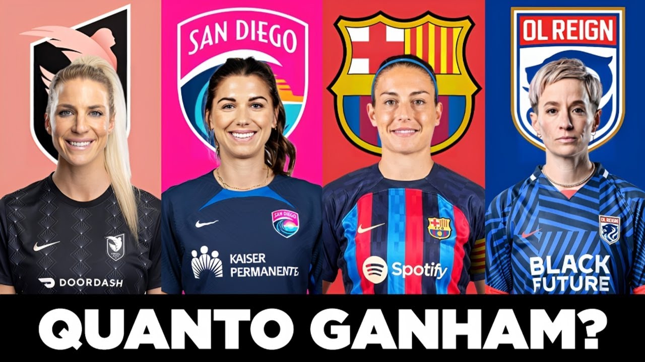 Top 10 Salários MAIS ALTOS do Futebol Feminino 