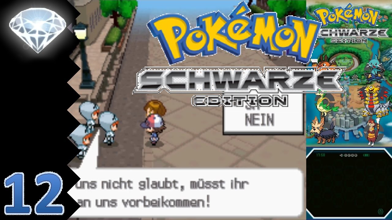 Let's Play Pokemon Schwarze Edition (Deutsch) Part 12 - Team Plasma in Stratos City - YouTube