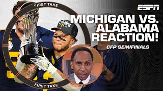 Michigan showed me something, they are a special team!  Stephen A. on CFP win | First Take