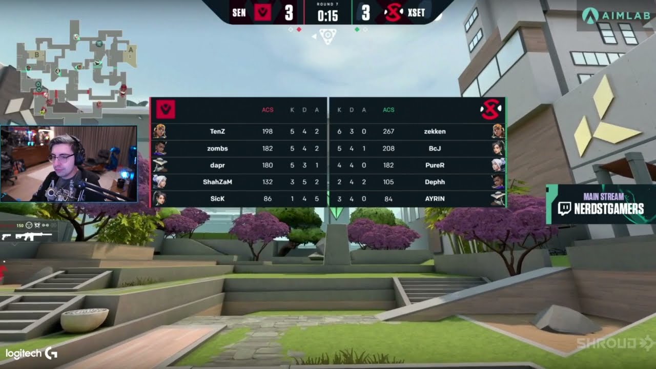 Shroud Reacts To  SEN   Vs  XSET ! MAP 3!! SEN Losing!!!